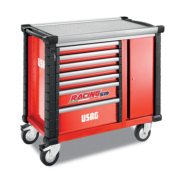 519 RBO7/3V - Chariot Racing avec porte latérale - 7 tiroirs (vides) - 1194x575x1035 mm - U05190097 519 RBO7/3V - Chariot Racing avec porte latérale - 7 tiroirs (vides) - 1194x575x1035 mm - U05190097